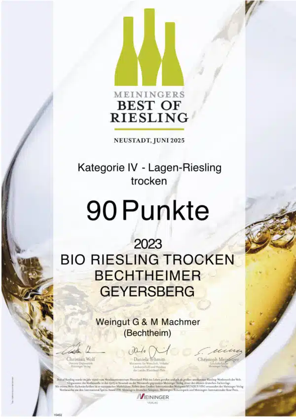 Riesling Geyersberg trocken - Gold Edition – Bild 4